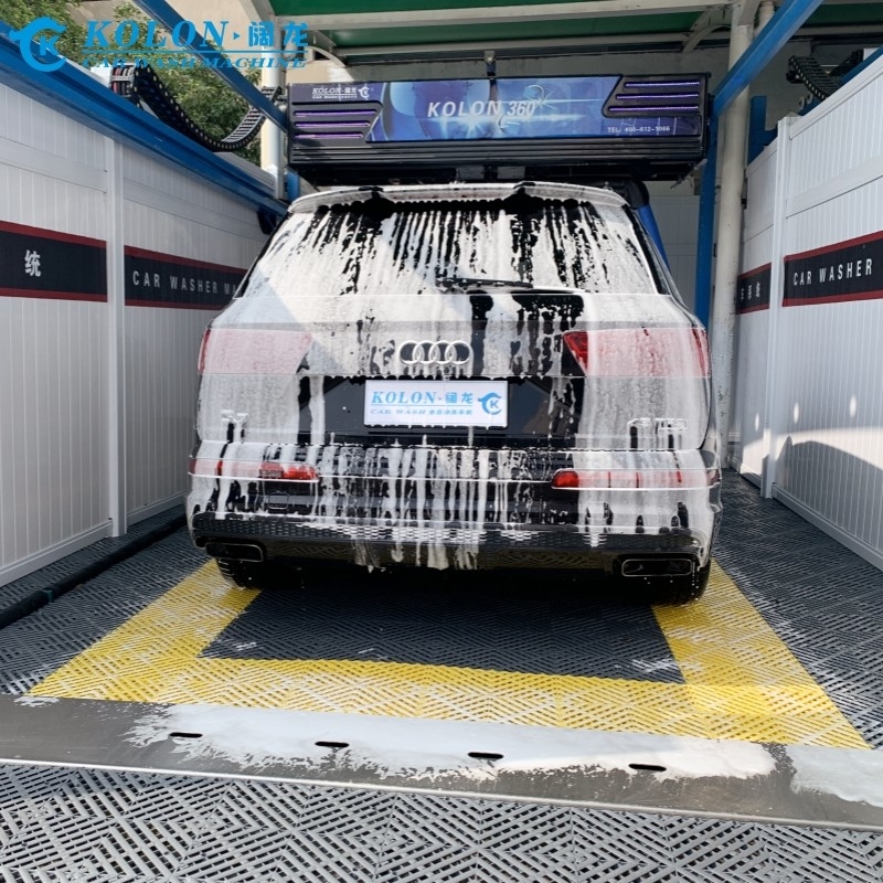 Oszczędność pracy Automatyczna pralka samochodowa bez dotyku KL360-1 15kw Pompa wodna 12kw Suszarka powietrzna