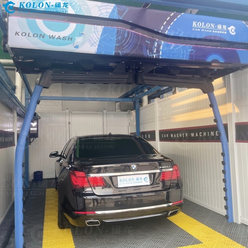 Automatyczna pralka samochodowa bez szczotki bez dotyku KL360-2 15kw pompa wodna 12kw suszarka powietrza