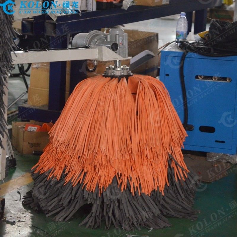 Kolon Roll Over Bus Wash Machine z miękkimi szczotkami i wysokim ciśnieniem system wody do gruntownego czyszczenia dużych pojazdów 5 szczotki