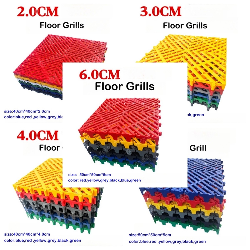 Płytki podłogowe z plastiku PP 2,0 cm 3,0 cm 4,0 cm 5,0 cm 6,0 cm