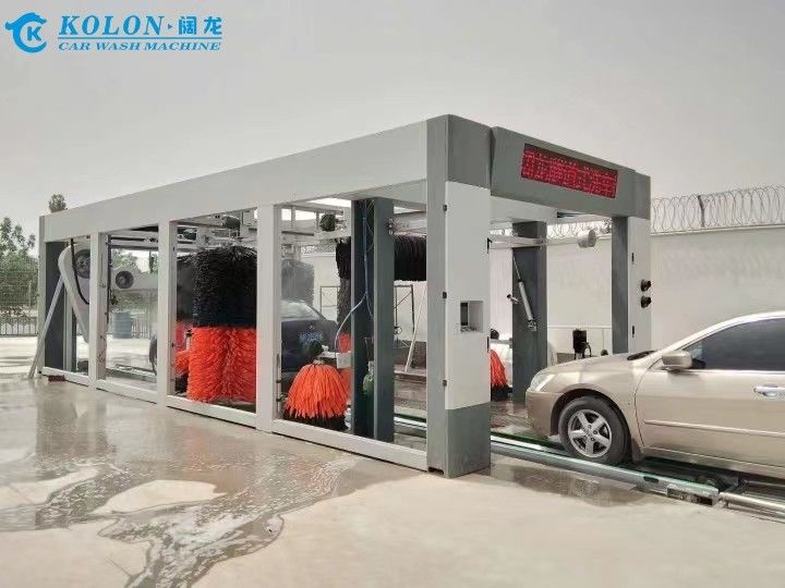 Kolon Full Automatic 13 Piszczów Tunel Myjnia samochodowa z miękkimi szczotkami dotykowymi i wysokim ciśnieniem system wody do głębokiego czyszczenia