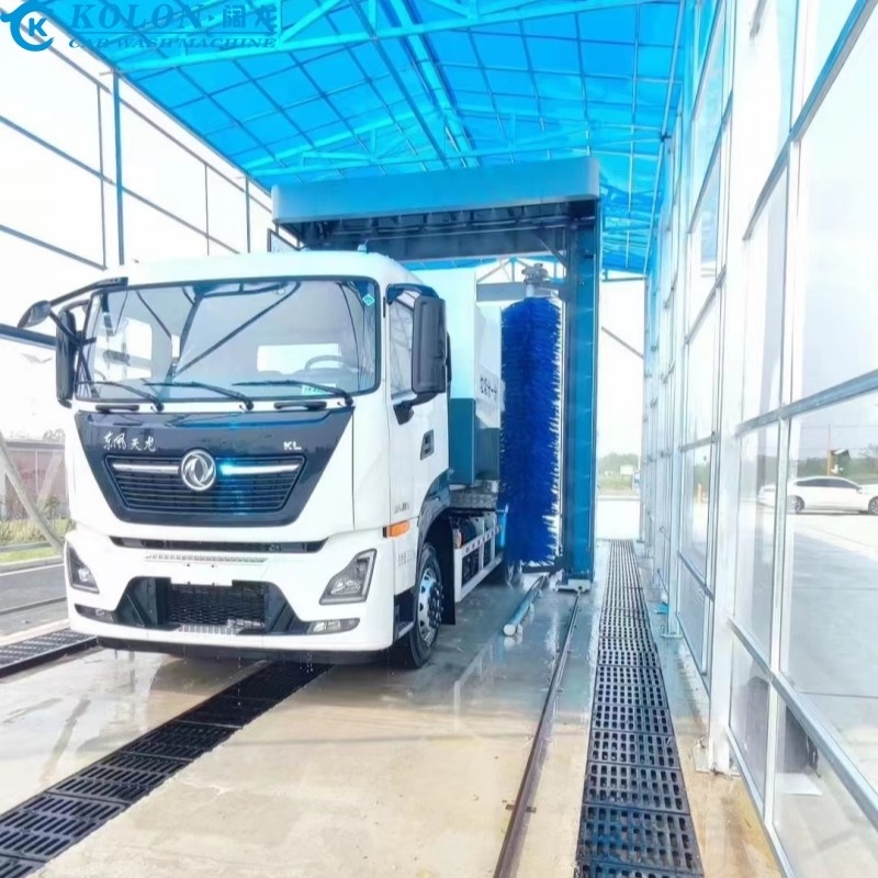 Oszczędność wody Elektryczny system mycia autobusów z zużyciem wody 80L/samochód przez sterowanie PLC