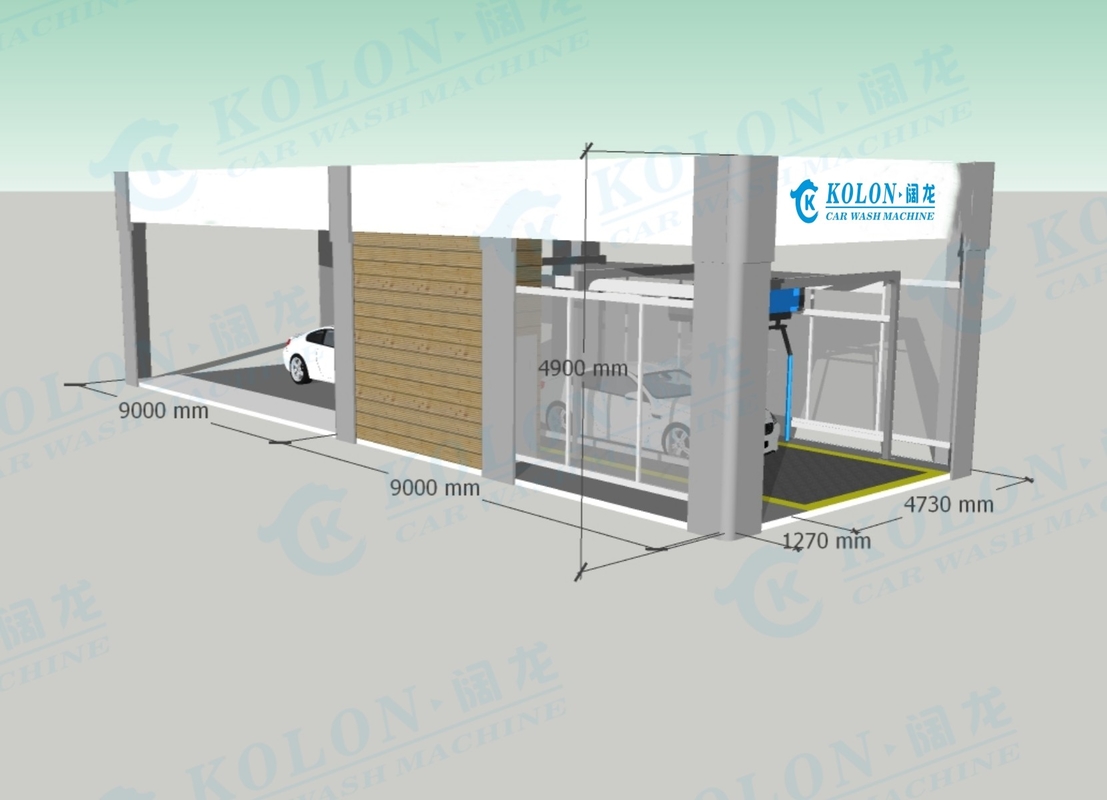 KOLON 380V 24,5kW regulowalna praczka bez dotyku z funkcją prania pod wysokim ciśnieniem